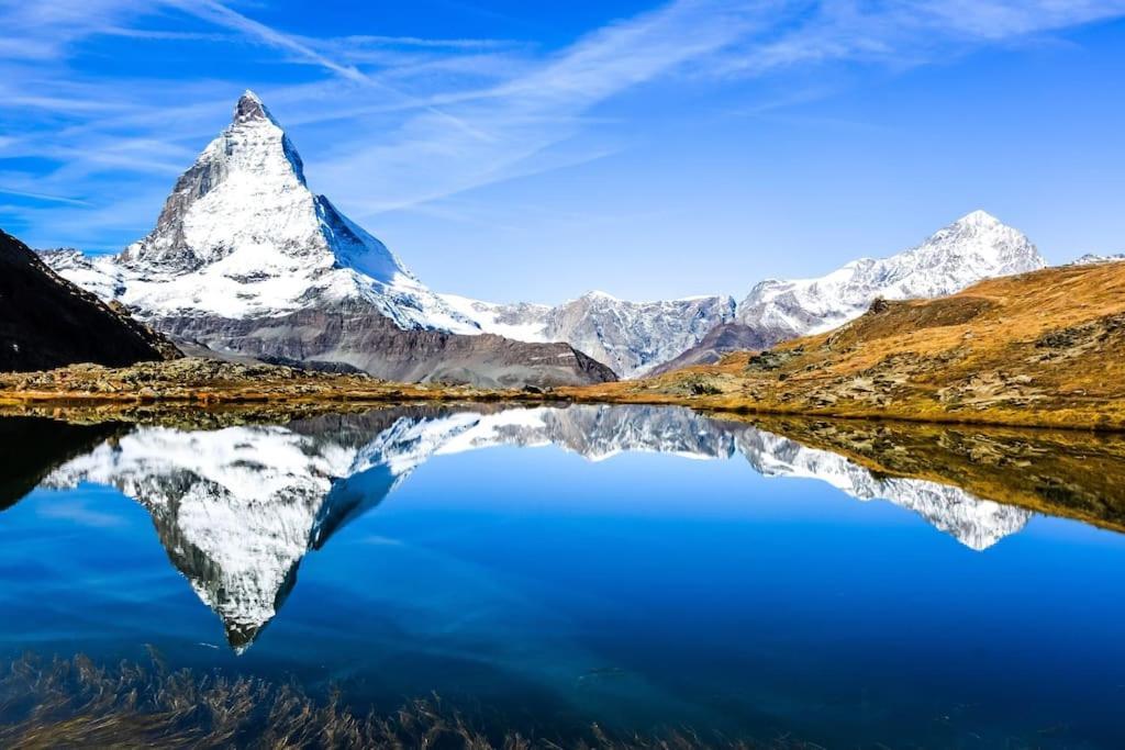 Relaxing Loft Haven Near Zermatt - Parking Free Apartment Tasch Bagian luar foto