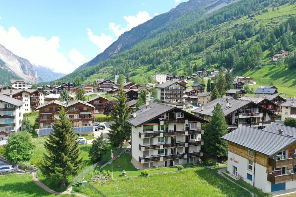Relaxing Loft Haven Near Zermatt - Parking Free Apartment Tasch Bagian luar foto